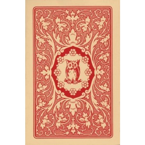 Lenormand Orakelkarten - rote Eule